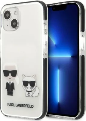 Produktbild von Fall Karl Lagerfeld Karl&Choupette Na Iphone 13 Mini - Białe