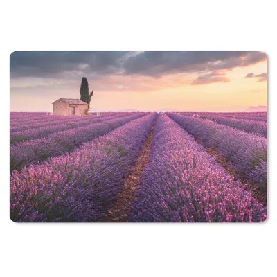 Obrázek produktu pro Podložka pod myš - Levandule - Květiny - Fialová - Pole - 60x40cm - Podložka pod myš