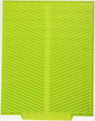 Produktbild von Faltbare Abtropfmatte, 17.3 x 13 x 0.2 Zoll, Extra große Silikon Pad, Spülbecken Abtropfmatte, Universelles Abtropfbrett (Grün)