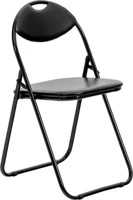 Produktbild von Gepolsterter Klappstuhl von Harbor Housewares – Schwarz