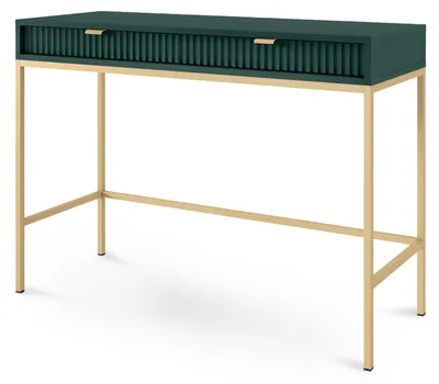 Productafbeelding van Kaptafel Roza Labradorgroen, poten goud