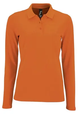 Immagine prodotto di SOLS - Polo "Perfect" da donna a maniche lunghe LT2512 (L) (arancione)
