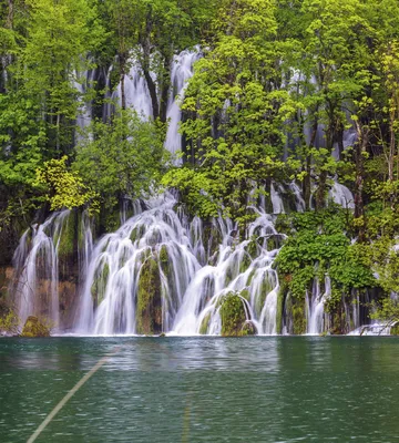 Obrázek produktu pro Fototapeta - Plitvická jezera 225x250cm - netkaná tapeta