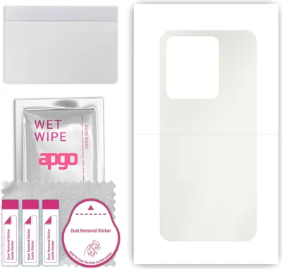 Produktbild von apgo Rückseite Schutzfolie, Matt, kompatibel mit Vivo V25 5G, Hinten Hydrogel-Displayschutzfolie mit Positionierhilfe, kratzfest, einfache Montage