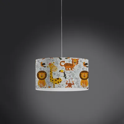 Zdjęcie produktu dla Nowoczesna lampa wisząca 1 z Polilux Xxl Decokids Savana Wyprodukowano we Włoszech