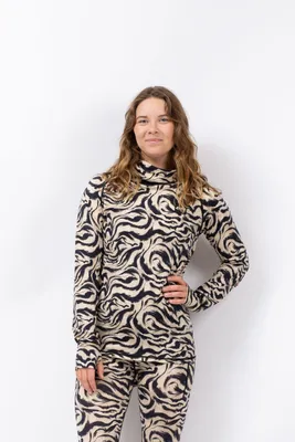 Produktbild von EIVY Women Funktionslongsleeve Merino Icecold animal swirl S