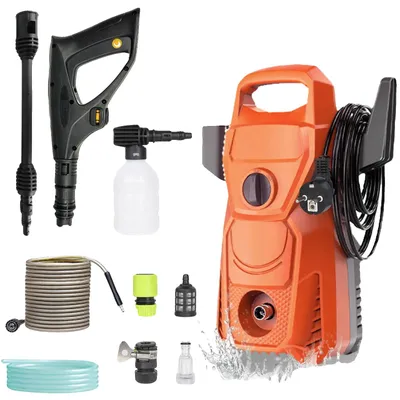 Produktbild von Hochdruckreiniger, 135 Bar Maximaldruck, verstellbare Düse, orange (pe)