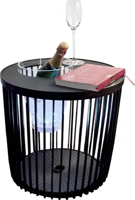Produktbild von COOTAB Cooler Table COPENHAGEN 4-in-1 Loungetisch mit Acryl-Weinkühler