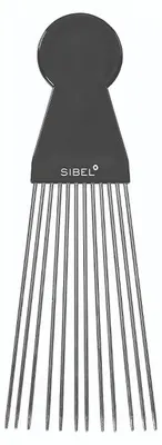 Productafbeelding van Sibel Afro, metalen kam met brede tanden, geschikt voor krullend haar