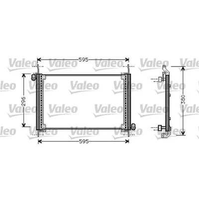 Produktbild von VALEO 818009 Kondensator Klimaanlage Klimakondensator für FIAT BRAVO I (182)