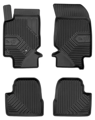 Productafbeelding van Rubberen automatten voor Opel Corsa F vanaf 2019 (hatchback) – 4-delig, zwart, op maat