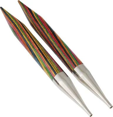 Image de Aiguilles circulaires interchangeables de 15 mm, multicolores, lot de 2