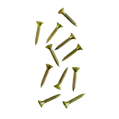 Produktbild von Easy Work Spanplattenschrauben, 4 x 40 mm, messingfarben (70er Pack)