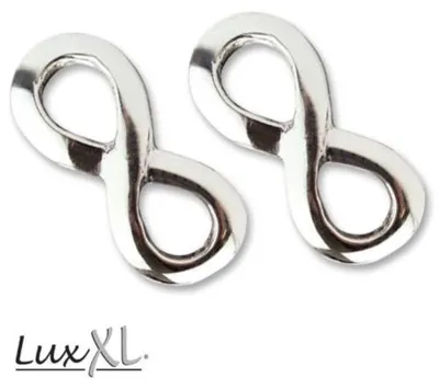 Produktbild von LuxXL Silber Ohrstecker „Infinity“ Ohrringe