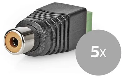Productafbeelding van Nedis CCTVCF40BK5, RCA, DIN, Oranje