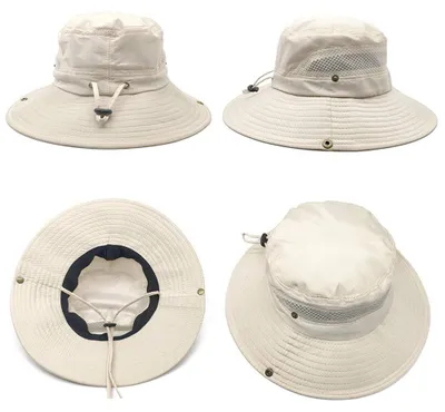 Produktbild von Herren-Sonnenhut mit UV-Schutz, Safarihut, Sommerhut für Outdoor-Aktivitäten, Angelhut, Buschhut