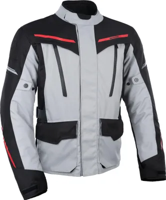 Produktbild von Oxford Jacke Metro 2.0 Grau/schwarz/rot Gr. M