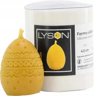 Produktbild von Łysoń Silikonform Osterei Klein Kreativ Bastelform
