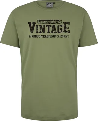 Produktbild von Übergrößen T-Shirt Vintage schwarz AHORN SPORTSWEAR Moss Green 5XL
