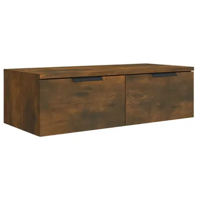 Image de Armoire murale Chêne fumé 68x30x20 cm Bois d'ingénierie