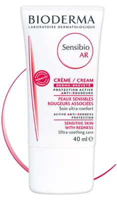 Zdjęcie produktu dla Bioderma Sensibio AR, Krem na dzień i na noc, Kobiety, Skóra sucha, Skóra wrażliwa, Twarz, Zapobiega zaczerwienieniom, Nawilżający, Kojąca, 40 ml