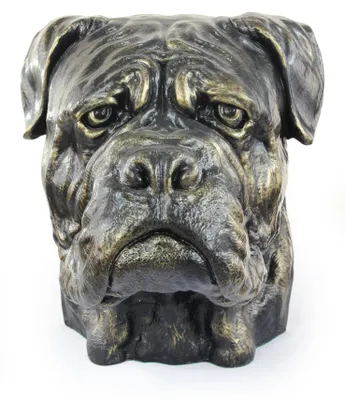 Produktbild von Bullmastiff - Urne für Hundeasche, Hundebüste, großer Hundekopf für den Garten von Art-Dog