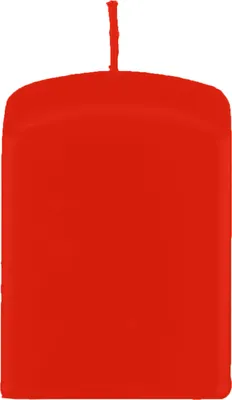 Produktbild von Quader, Quadratische Kerzen Paprika Hell-Rot 80 x Ø 70/70 mm, 8 Stück