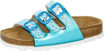 Produktbild von Lico Bioline Trendy Pantoletten in Übergrößen Türkis [D2C]560096 große Damenschuhe