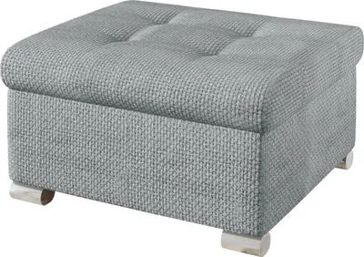 Produktbild von MIRJAN24 Polsterhocker Niko Klein, Stilvoll Sitzhocker vom Hersteller, Moderne Hocker (Farbe: Flow 17)