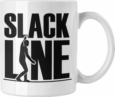 Produktbild von Trendation -  Lustige Tasse für Slackliner Geschenk Slackline (Weiß)
