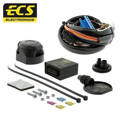Image de Kit électrique ECS MB076D1 pour attelage de remorque, compatible avec la Mercedes-Benz Classe C Berline (W204)