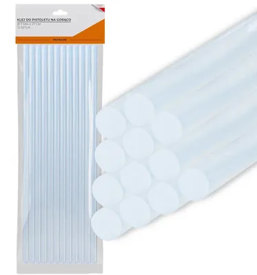 Obrázek produktu pro Tavné lepidlo pro tavné pistole Silné lepidlo Čiré 12 kusů 27Cm 7Mm