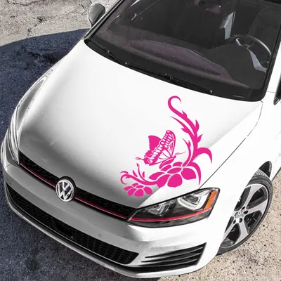 Produktbild von Aufkleber - Autoaufkleber "Rankelement Julia" 40cm x 41cm pink - Tuning Carystyling Heckscheibe Auto