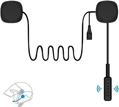 Produktbild von Motorhelm Bluetooth-Headset mit Intercom-Funktion in Schwarz