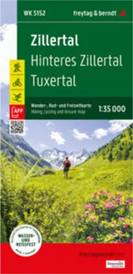 Immagine prodotto di Zillertal 1:35 000 / carta escursionistica, ciclistica e ricreativa