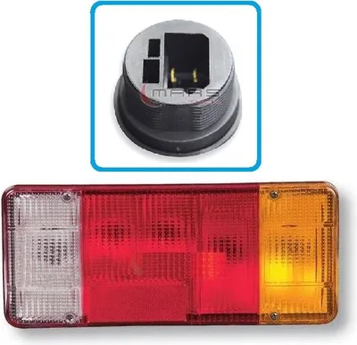 Immagine prodotto di Bremsleuchte hinten rechts Iveco Daily EuroCargo, Fiat Ducato, Peugeot Boxer, Renault Master Mascott, Citroen Jumper, 500356782, 01904639, 01904639, 01907700, 01907700, 04808772, 04808774 | mit Stecker