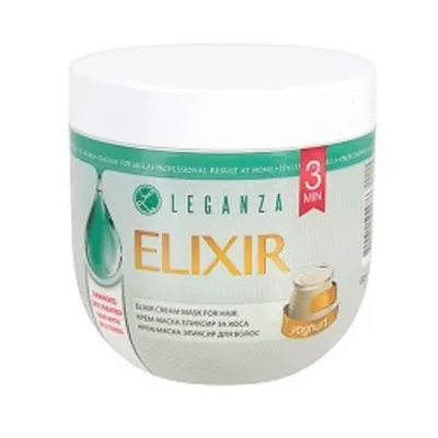 Obrázek produktu pro Leganza Elixir Krémová maska na vlasy s Yogurtem 1000 ml
