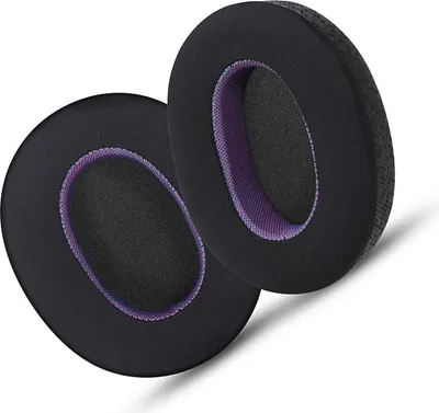 Obrázek produktu pro INF Náušníky z ledové kůže pro sluchátka Sony ULT WEAR, černo-fialové, 2 ks
