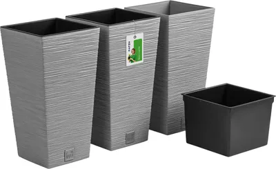 Obrázok produktu pre Kvetináč FURU Square Balcony Box Kvetináč Grey 11 L