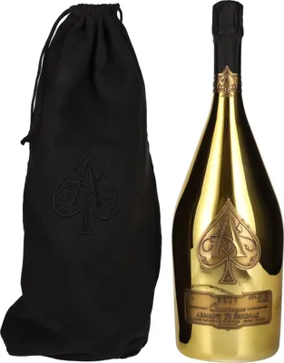 Produktbild von Armand de Brignac Champagne Brut Gold 12,5% Vol. 1,5l in Velvet Bag