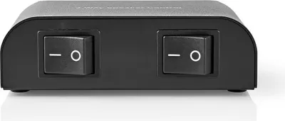 Produktbild von Nedis Lautsprecher Control Box - 2-Port port(s) - Klemmschrauben - Lautsprecherimpedanz: 4-16 Ohm - Maximale Belastung pro Kanal: 150 W - Aluminium - Schwarz