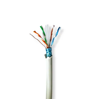 Obrázek produktu pro CAT6 pevný F/UTP síťový kabel, 305m, LSZH, šedý