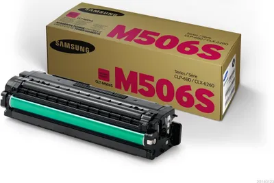 Produktbild von Samsung CLT-M506S Magenta Original Tonerkartusche, 1500 Seiten, Magenta, 1 Stück(e)