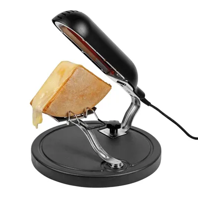 Obrázek produktu pro Boska Raclette Quattro Black/Raclette gril/Prodloužená šňůra/Tavený sýr raclette/Švýcarská tradice/Originální svačina nebo jídlo