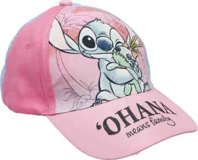 Produktbild von Disney Lilo und Stitch Angel Kinder Basecap Baseball Kappe Mütze – Rosa / 52
