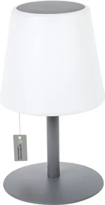 Produktbild von Solar-LED-Tischleuchte Outdoor, grau
