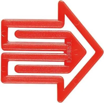 Produktbild von Büroklammern Pfeilklip 30mm VE=1000 Stück rot
