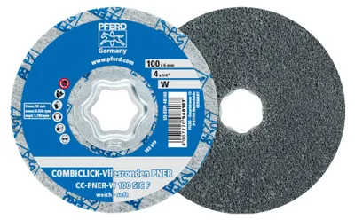 Produktbild von PFERD COMBICLICK non-woven discs PNER, 10 cm, 5 Stück(e)