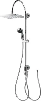 Produktbild von Duschsäule inkl. Umsteller Breuer Aquamaxx 200 Kopfbrause eckig chrom 9245008000099