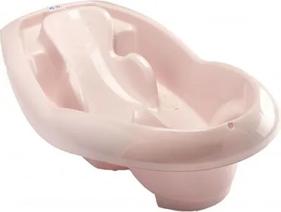 Produktbild von Baby Badewanne Thermobaby Lagon, Ergonomisch, Puderrosa, 95.5 x 53 x 27 cm, 0-12 Monate